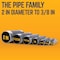 Ace Trading - Nipple STZ Industries 3/8 in. MIP each X 3/8 in. D MIP Black Steel 2-1/2 in. L Nipple 308UP38X212 - alternate 6